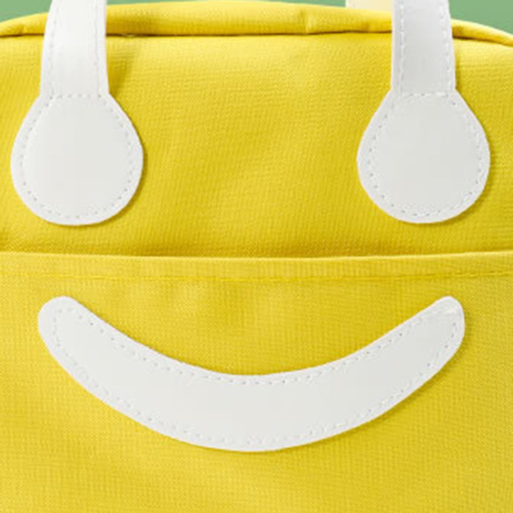 TB-0661 Small Size Cute Cartoon Expression Insulated Lunch Carrying Bag Student Bento Handbag