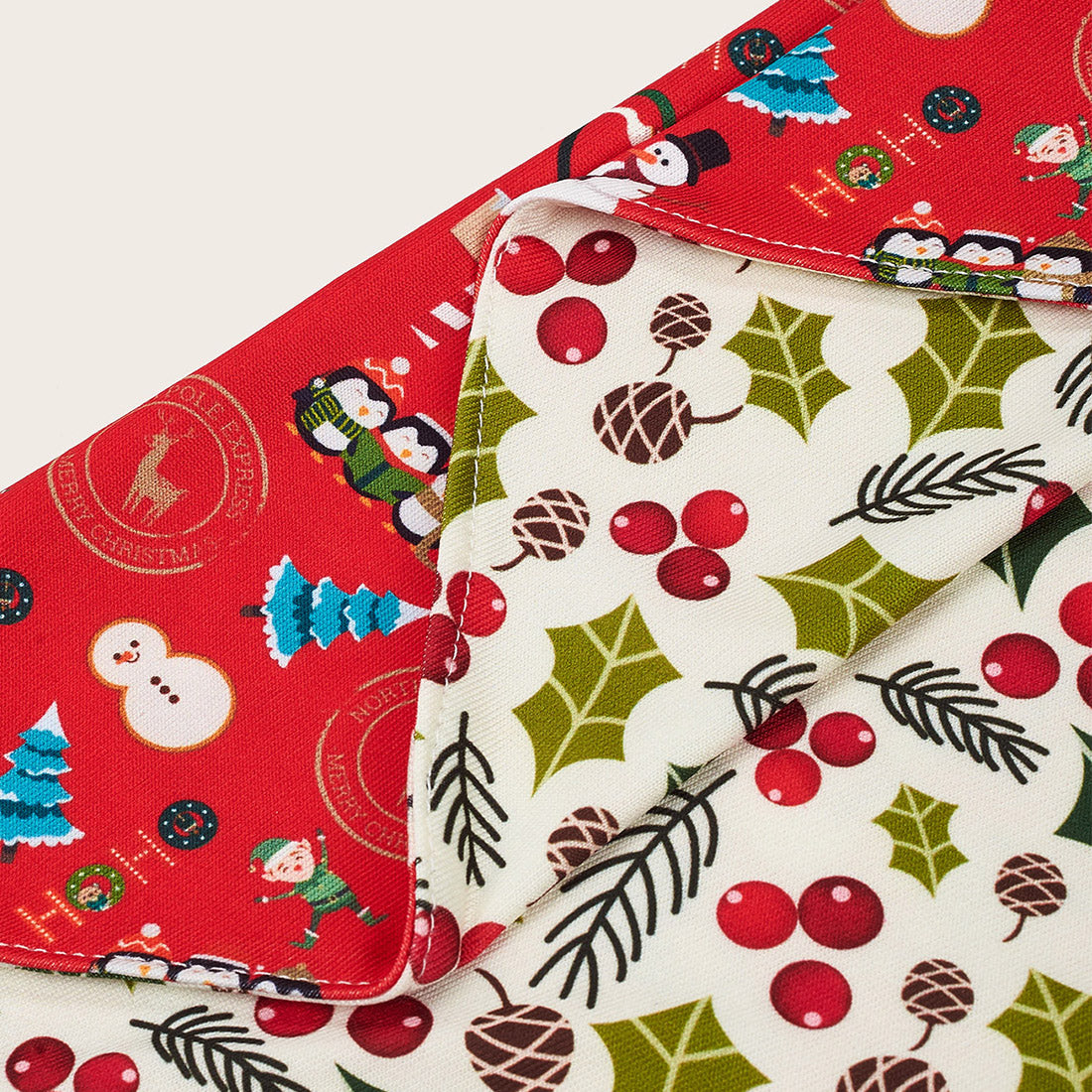 Christmas Dog Bandanas Pet Bib Bandanas Pet Scarf Washable Dog Bib Costume [Size: M/L]
