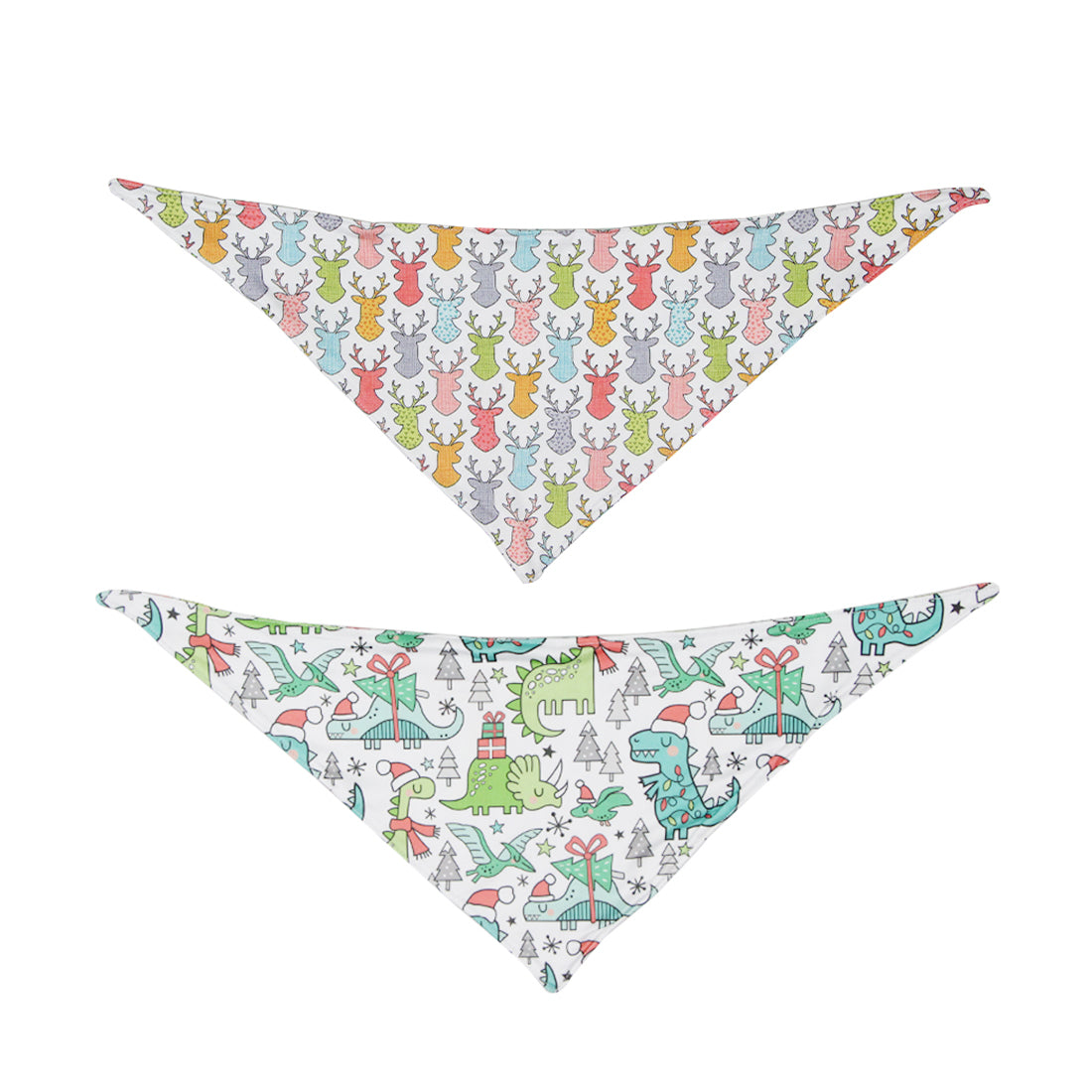 Christmas Dog Bandanas Pet Bib Bandanas Pet Scarf Washable Dog Bib Costume [Size: M/L]