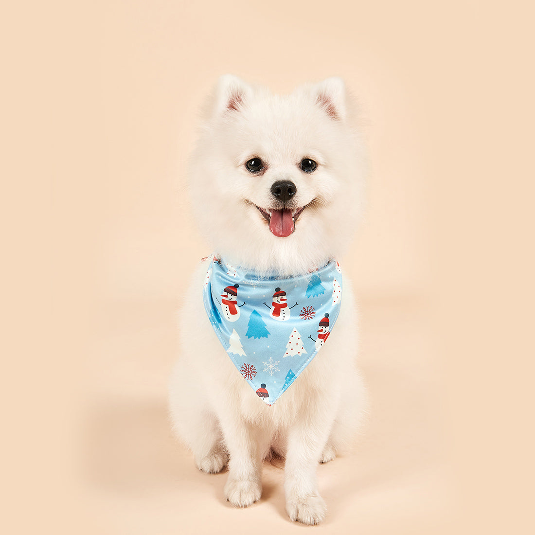 Christmas Dog Bandanas Pet Bib Bandanas Pet Scarf Washable Dog Bib Costume [Size: M/L]