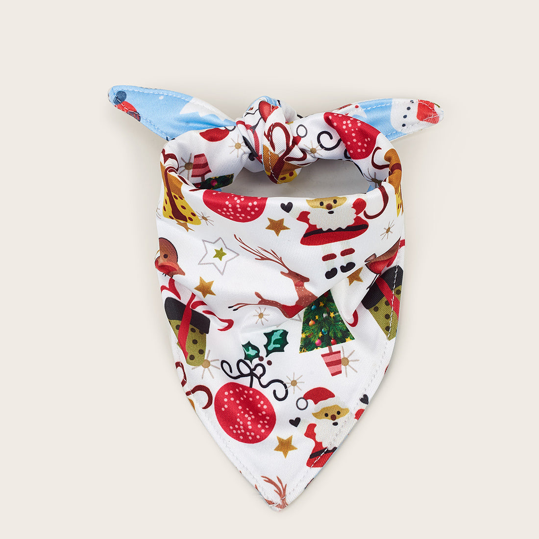 Christmas Dog Bandanas Pet Bib Bandanas Pet Scarf Washable Dog Bib Costume [Size: M/L]