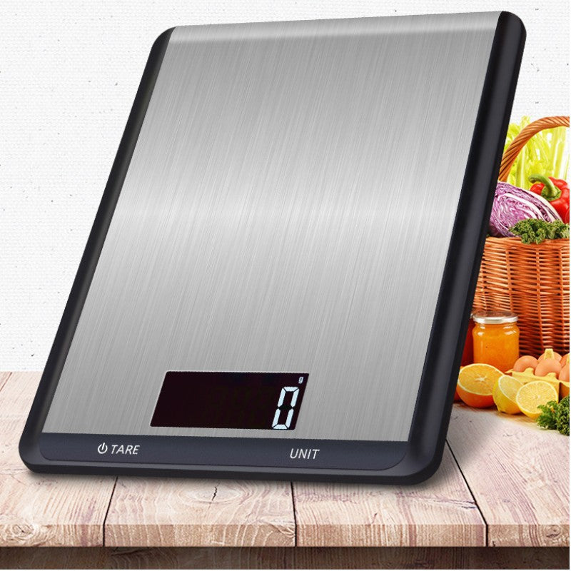 10kg/1g Stainless Steel Electronic Scale Kitchen Precision Digital Food Scale with LCD Display