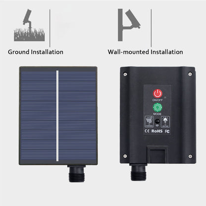 104LED Outdoor Solar LED Umbrella Light Waterproof Remote Control Beach Birthday String Lamp
