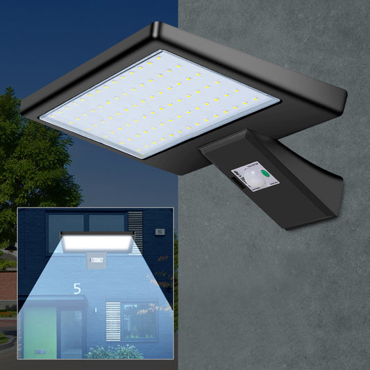 Style B Waterproof Motion Sensor 90 LEDs Solar Powered Remote Control Wall Light for Outdoor Garden Courtyard