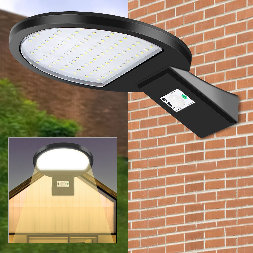 Style C Outdoor Garden Waterproof Motion Sensor 90 LEDs Solar Powered Wall Light with Remote Control