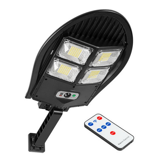 Solar Power Bright LED Wall Light Human Body Induction Outdoor Waterproof Garden Yard Street Lamp with Remote Control