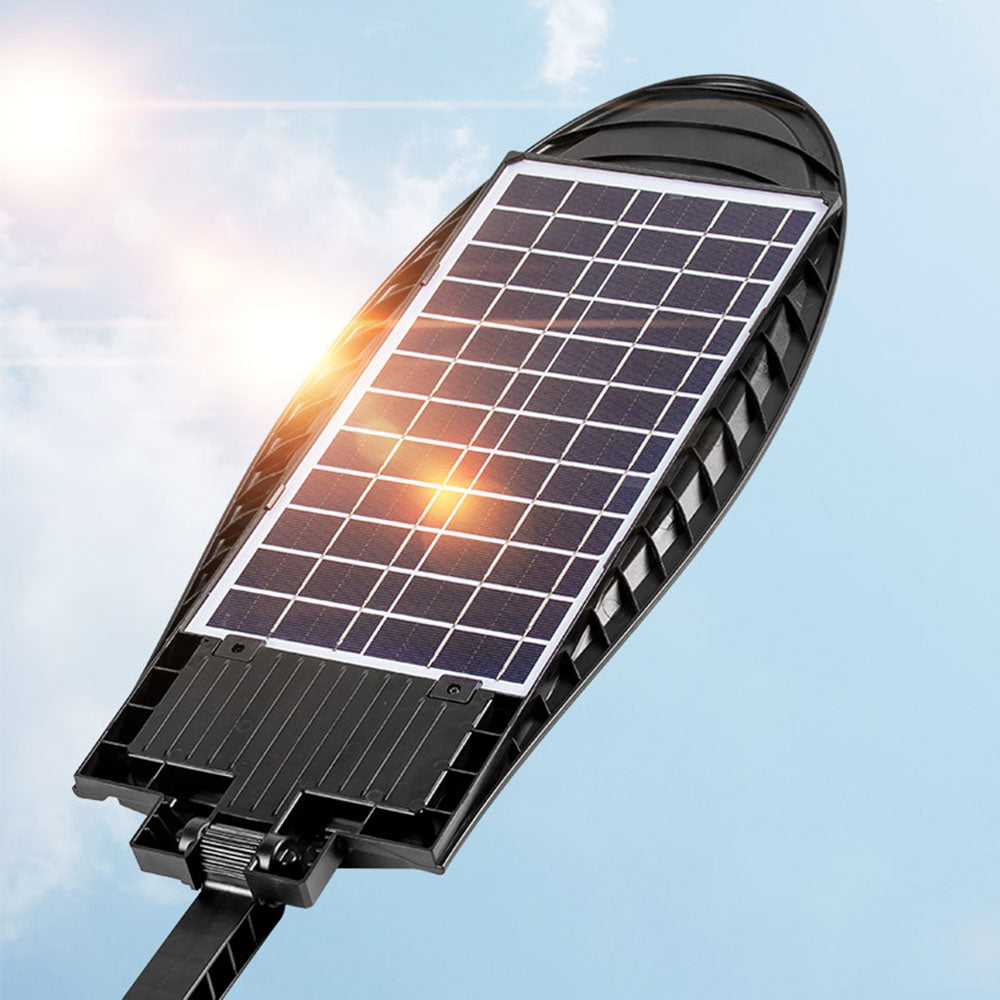 Outdoor Solar Power LED Light 3 Lighting Modes Motion Sensor Garden Yard Wall Mounted Lamp with Remote Control