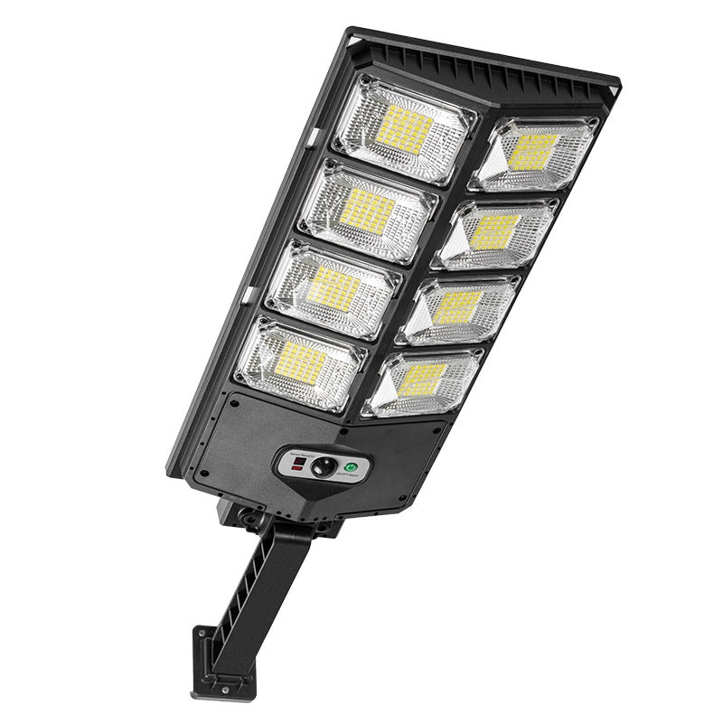 W789AB-4 Waterproof LED Solar Motion Sensor Lights Outdoor Street Lights with Remote Control 3 Lighting Modes Security Light for Front Door Yard Garage