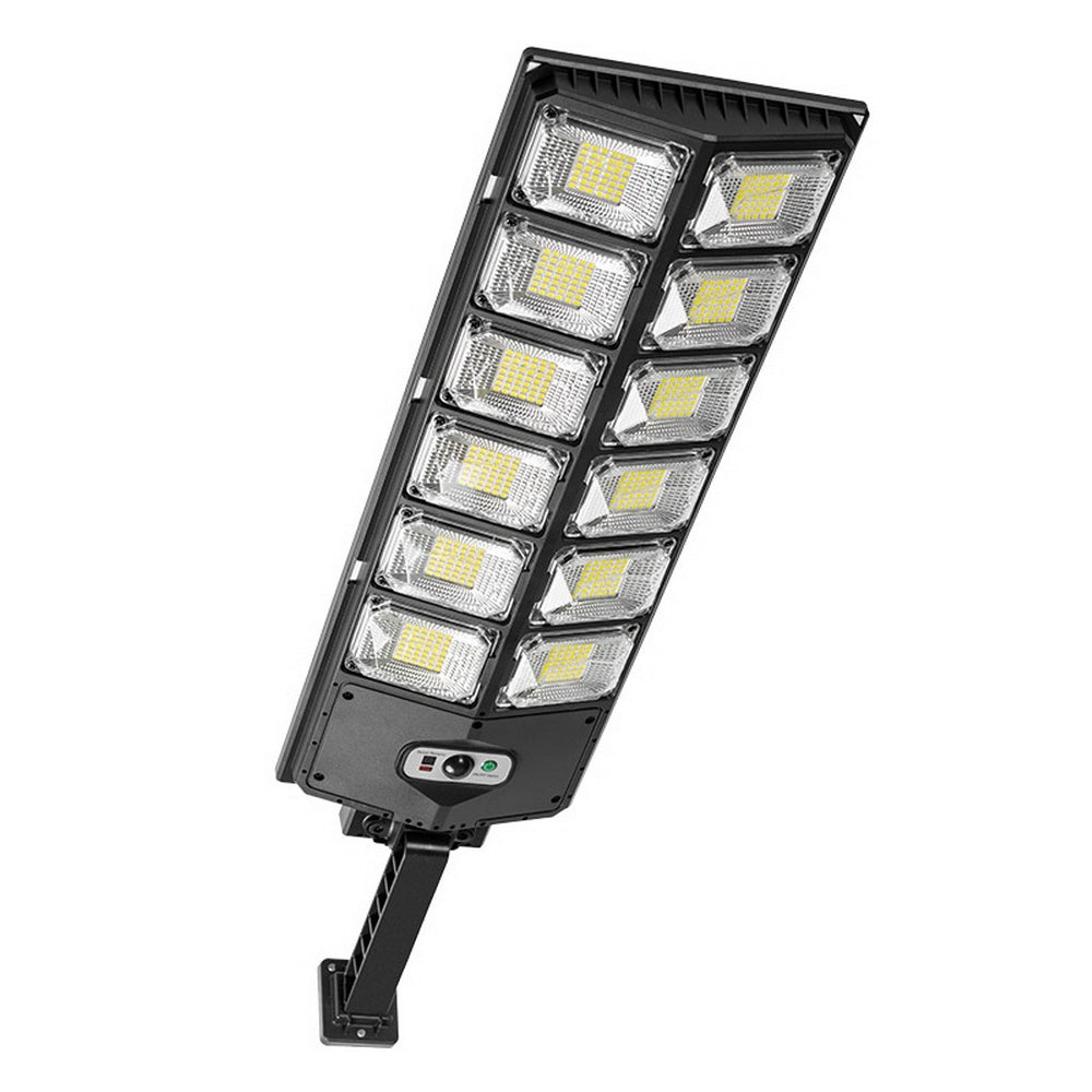 W789B-6 LED Solar Motion Sensor Lights Outdoor Street Lights with Multi-Angle Adjustable / 3 Lighting Modes IP65 Waterproof Security Flood Light for Front Door Yard Garage
