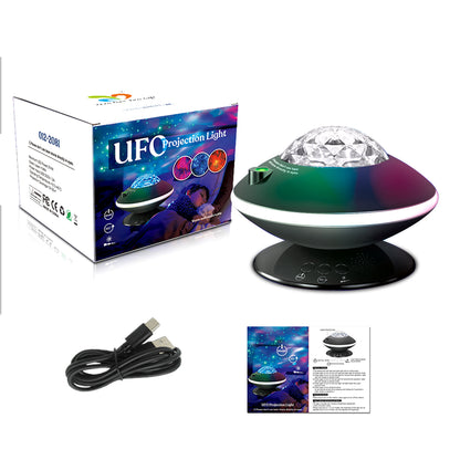 012-2081 LED Starry Sky Projector Ocean Wave 360Â° Rotatable Night Light Room Party Decor