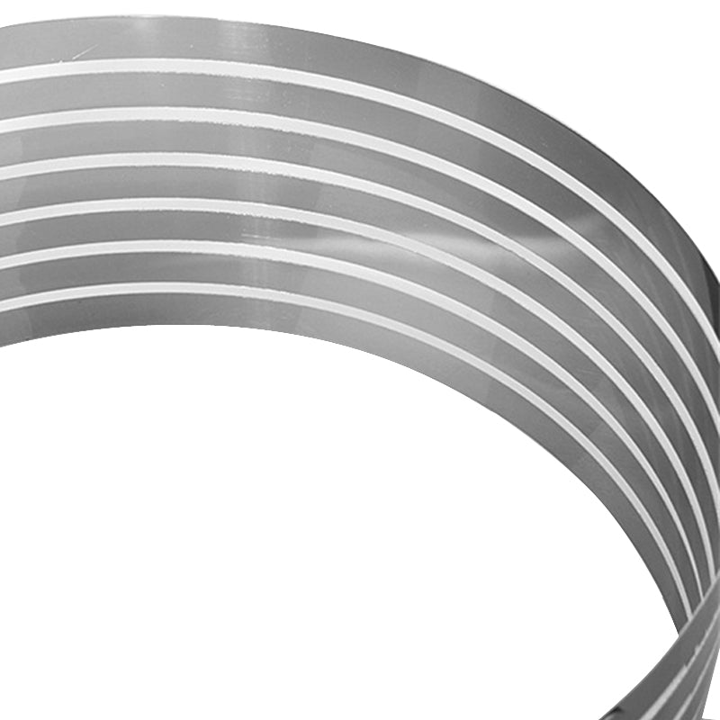 Cake Ring 6 to 8 Inch Adjustable Round Stainless Steel Mousse Mould Ring Bakeware Tool (BPA-free, No FDA Certificate)