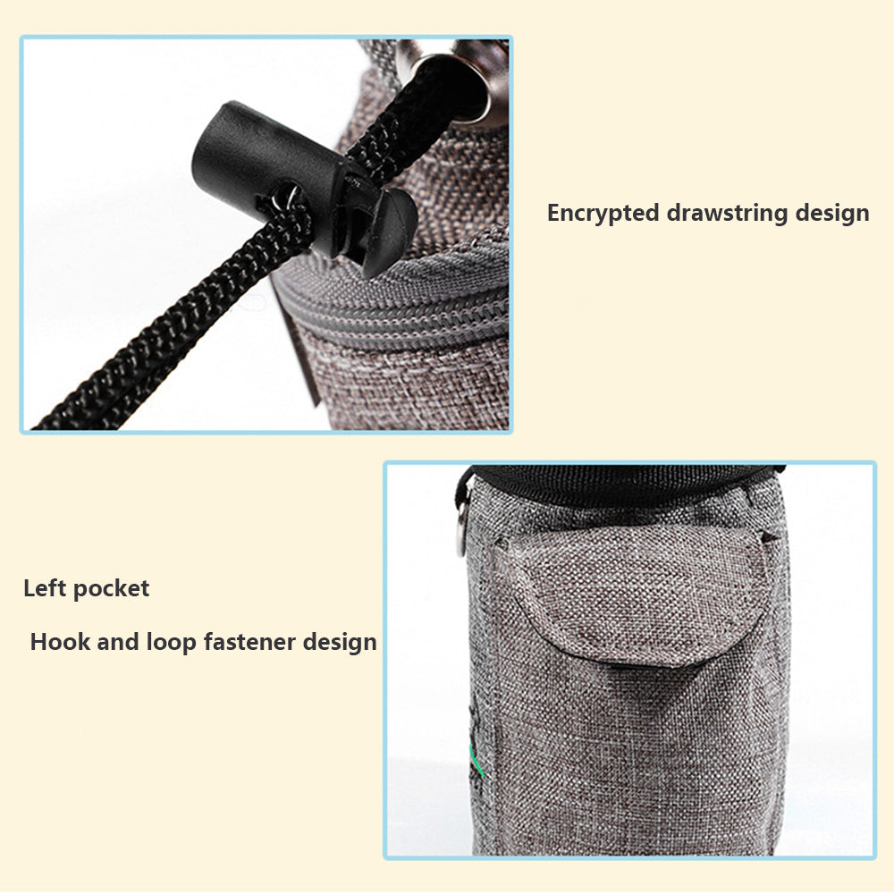 LDLC QS-001 Pet Training Bag Outdoor Multifunctional Dog Snack Bag Dog Treat Pouch Training Supplies