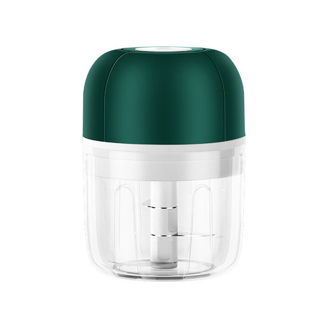 250ml Electric Garlic Chopper USB Charging Kitchen Vegetable Masher Ginger Crusher (BPA Free, without FDA Certificate)