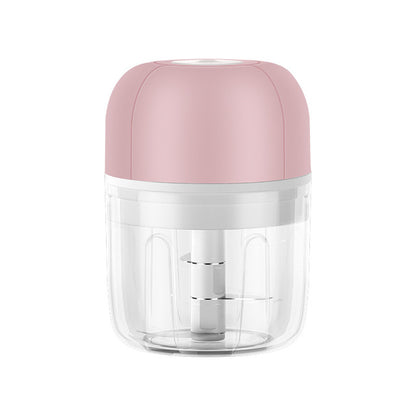 250ml Electric Garlic Chopper USB Charging Kitchen Vegetable Masher Ginger Crusher (BPA Free, without FDA Certificate)