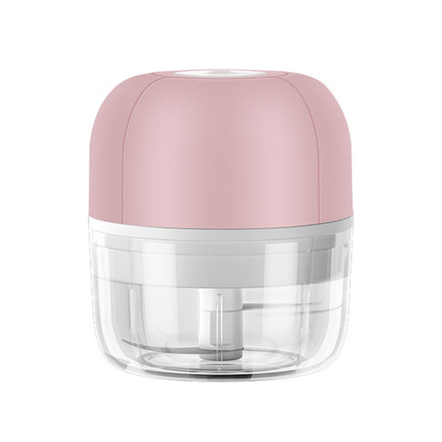 100ml Mini USB Charging Garlic Chopper Kitchen Vegetable Ginger Masher Crusher (BPA Free, without FDA Certificate)