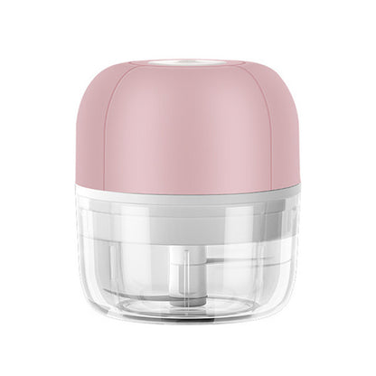 100ml Mini USB Charging Garlic Chopper Kitchen Vegetable Ginger Masher Crusher (BPA Free, without FDA Certificate)