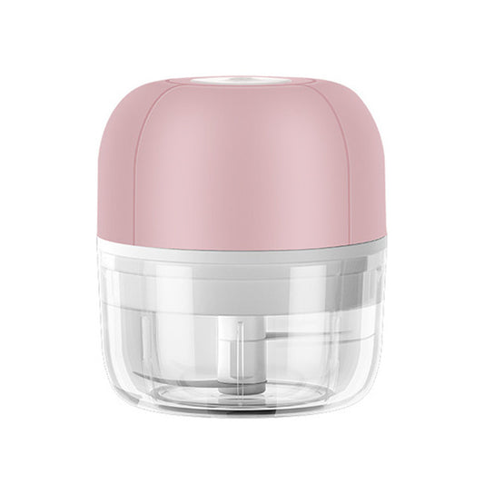 100ml Mini USB Charging Garlic Chopper Kitchen Vegetable Ginger Masher Crusher (BPA Free, without FDA Certificate)