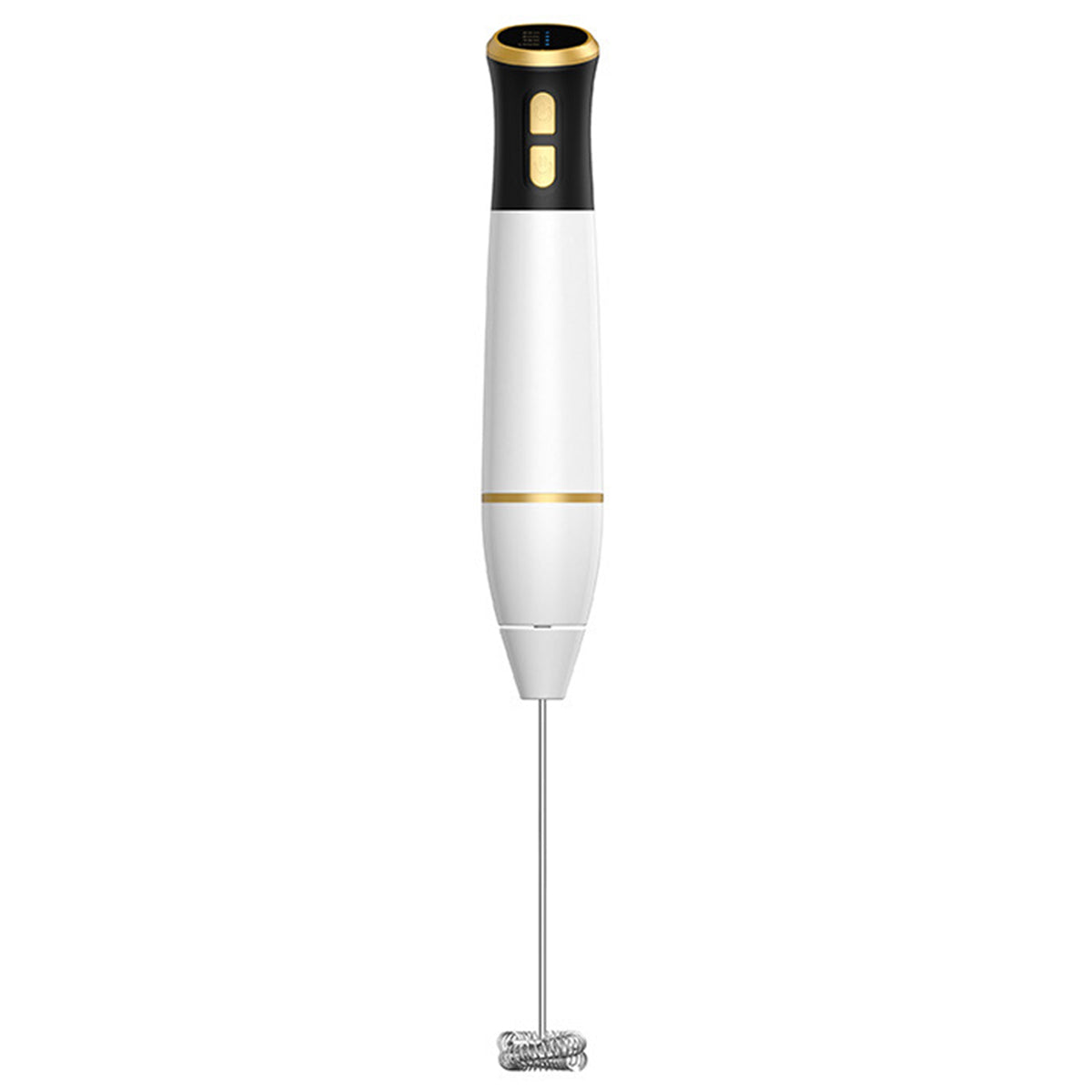 KF3001 Stainless Steel Milk Frother Handheld Foam Maker Coffee Blender Whisk Drink Electric Mixer for Kitchen (Without FDA, BPA-Free)