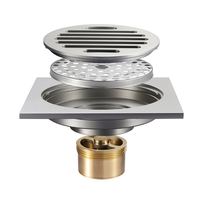 HIDEEP HIDL002-3 100*100mm Shower Floor Drain Hair Strainer Cover Hair Catcher Replacement