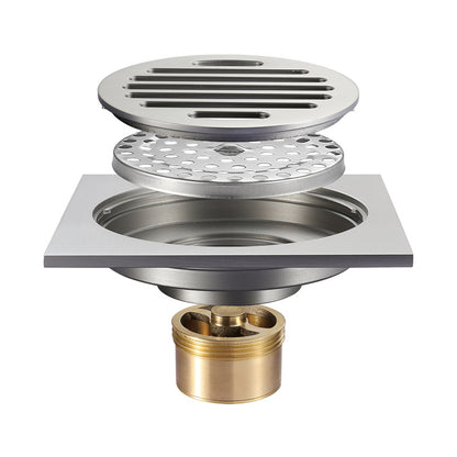 HIDEEP HIDL002-3 100*100mm Shower Floor Drain Hair Strainer Cover Hair Catcher Replacement