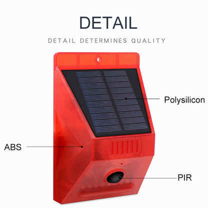 N911C Motion Sensor Solar Alarm Light IP65 Waterproof Outdoor Farm Garden Animal Repellent Anti-theft Security Lamp with Remote Controller