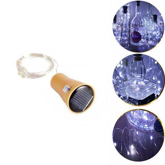 2m Wine Bottle Plug String Light Copper Wire LED Waterproof Festival Lighting Decor