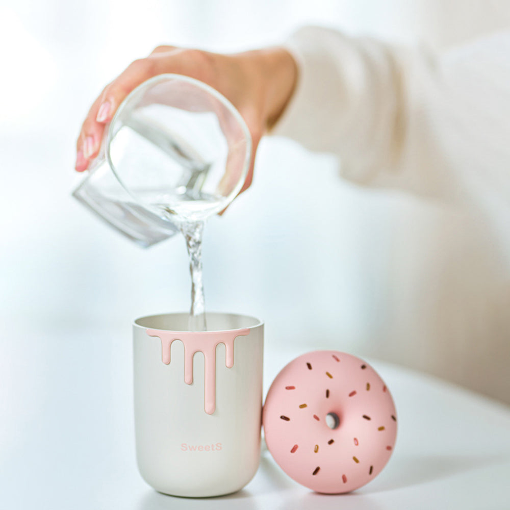 Creative USB Charging Cartoon Donut Design Desktop Sprayers Humidifier