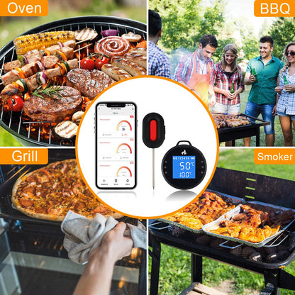 HK-01 Tuya Smart Bluetooth WiFi Kitchen Thermometer Intelligent Food Thermometer (CE/FCC/PSE/ROHS)