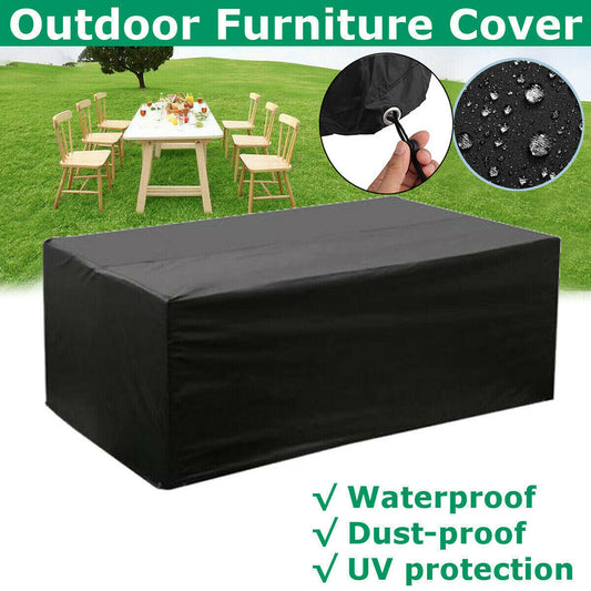 123x123x74cm 210D Oxford Cloth Waterproof Garden Cover Outdoor Yard Table Furniture Dustproof Cover