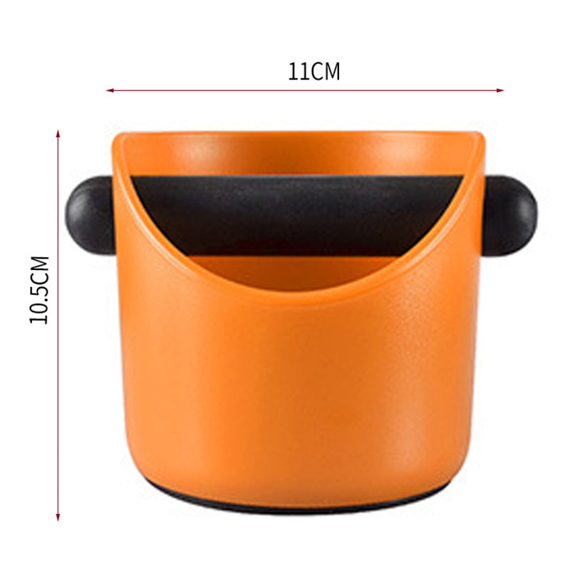 Espresso Knock Box Shock-Absorbent Durable Coffee Knock Box with Removable Bar Non-Slip Base (No FDA, BPA-free)