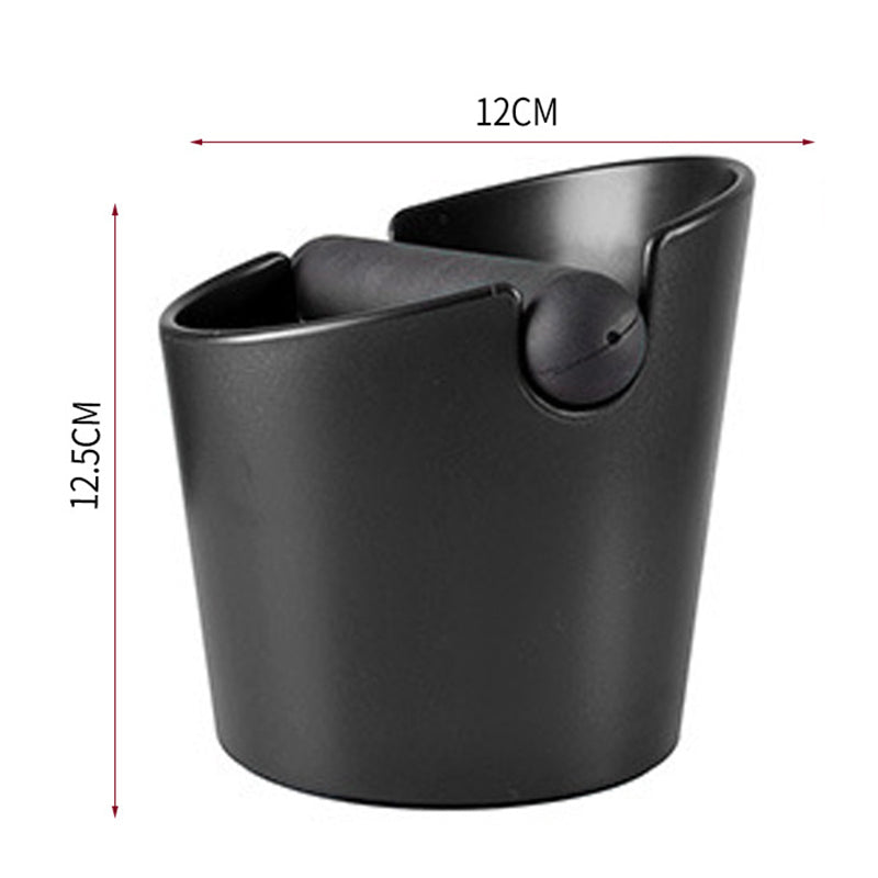 Espresso Knock Box Shock-Absorbent Durable Coffee Knock Box with Removable Bar Non-Slip Base (No FDA, BPA-free)
