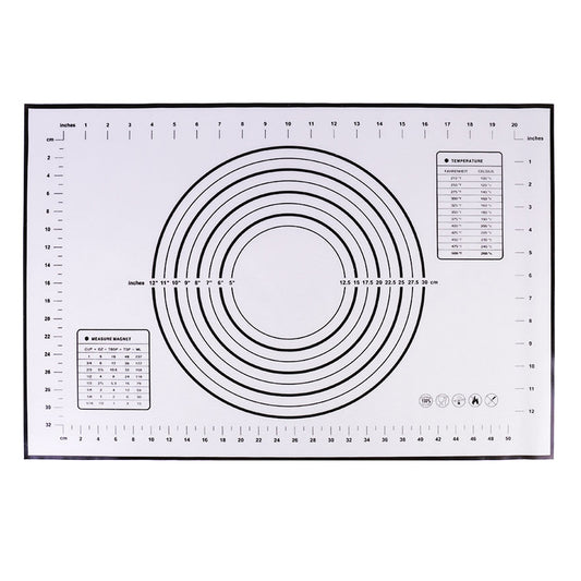 40*60cm Heat Resistant Silicone Baking Mat Rolling Dough Mat Non-stick Oven Pastry Tool (BPA-free, No FDA Certificate)