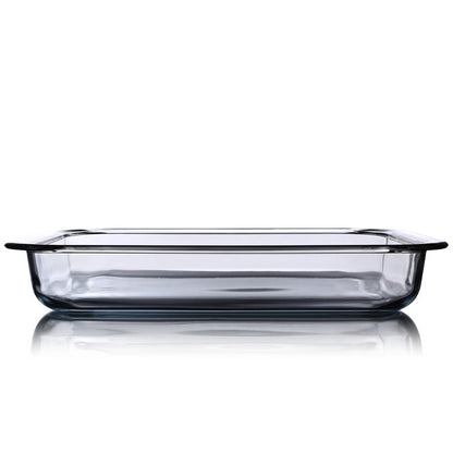 3.5L Oven Glass Pan Clear Glass Baking Dish Cooking Casserole Dish Rectangular Baking Pan Glass Bakeware (BPA-free, No FDA Certificate)
