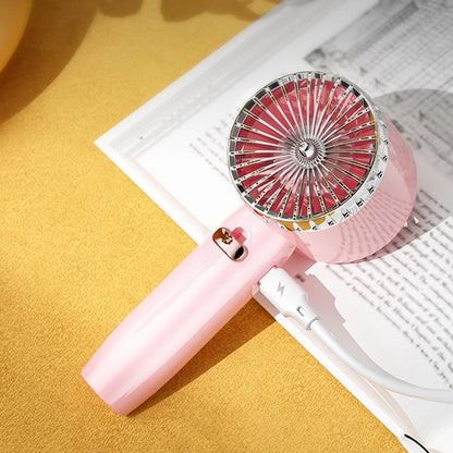 WEKOME WT- F22 Mini Handheld Fan USB Charging Low Noise Operation Summer Cooling Desktop Fan