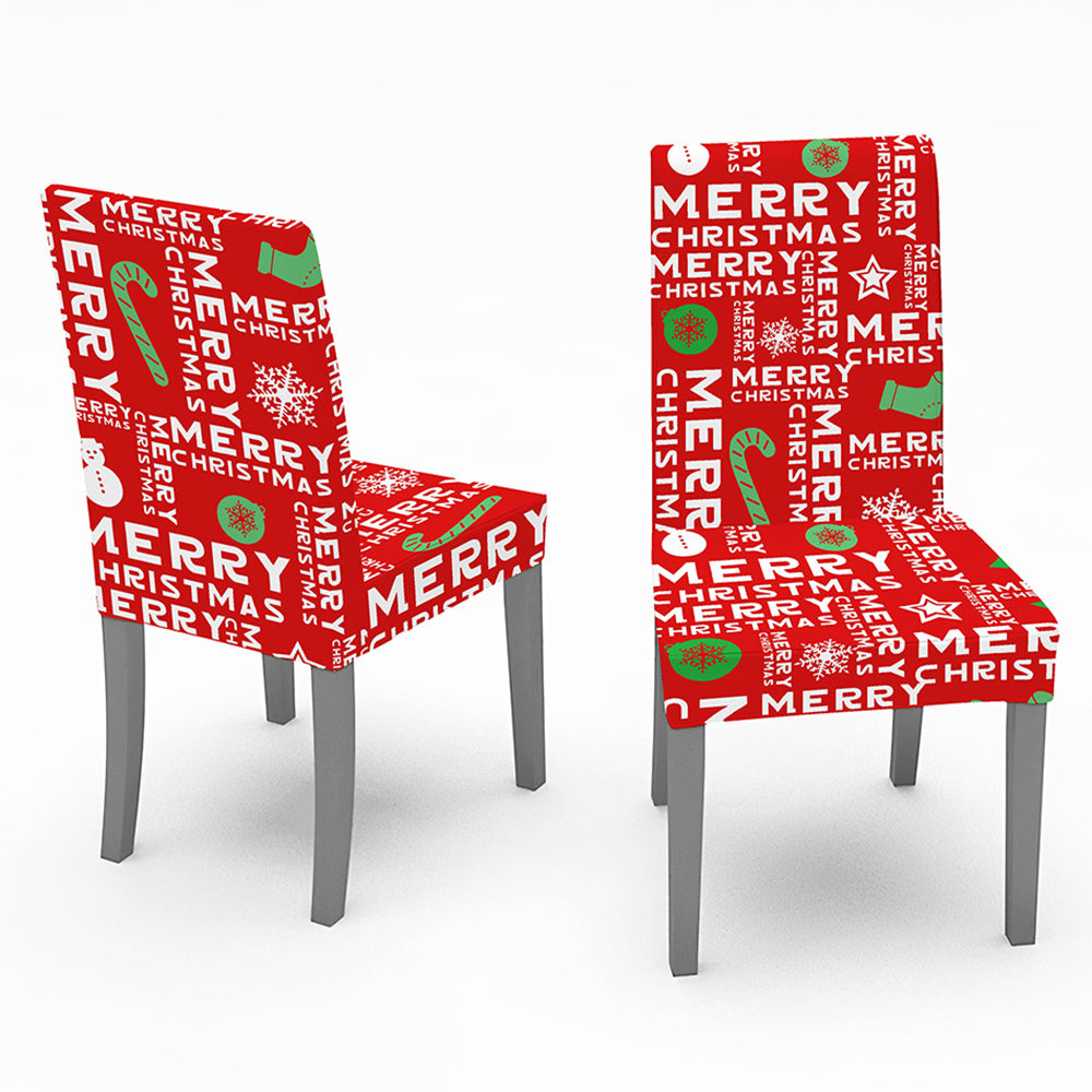140x180cm Christmas Decorative Rectangular Dining Table Cover Tablecloth with 4 Chair Covers