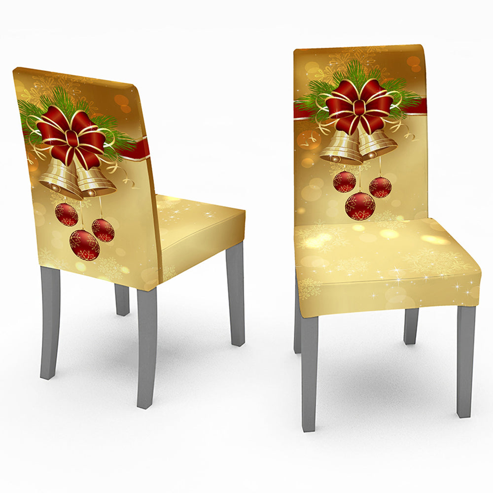 140x180cm Christmas Decorative Rectangular Dining Table Cover Tablecloth with 4 Chair Covers