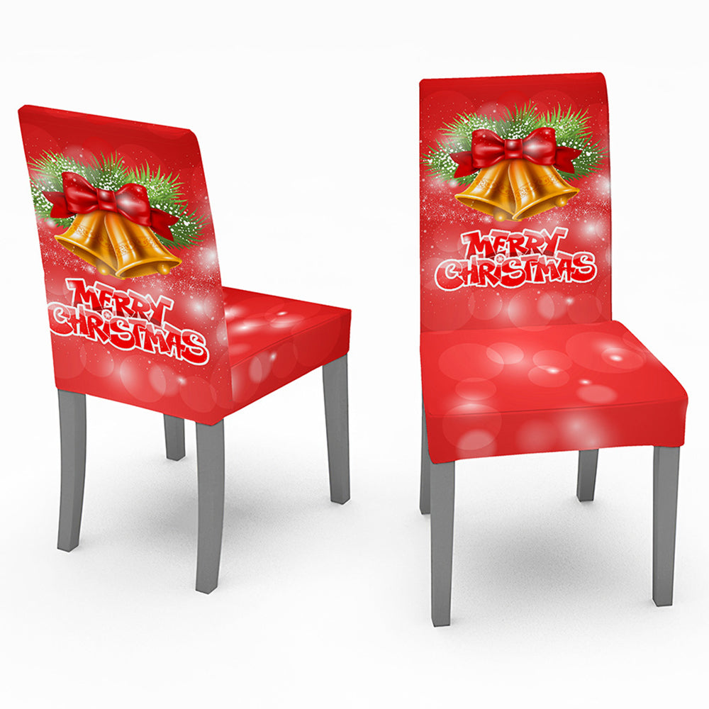 140x180cm Christmas Decorative Rectangular Dining Table Cover Tablecloth with 4 Chair Covers