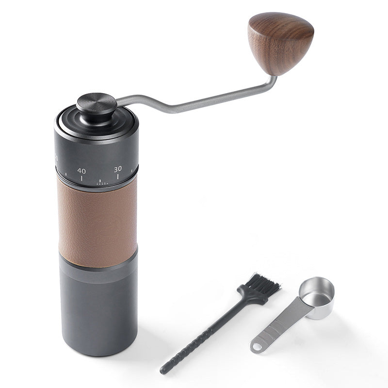 ICAFILAS Stainless Steel 7 Core Burrs Manual Coffee Grinder (BPA Free, No FDA Certificate)