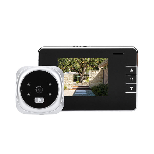 C12 2.8 inch 4LED IR Lights 1080P Night Doorbell Camera Video Door Bell Peephole Viewer Outdoor Door Bell