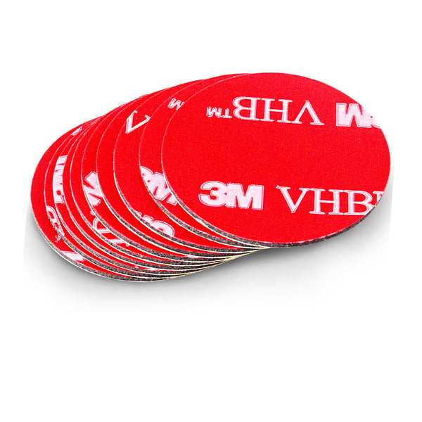 100pcs/Bag High Temperature Resistant Round EVA Foam Double Sided Tape Adhesive Stickers (30x1 mm)