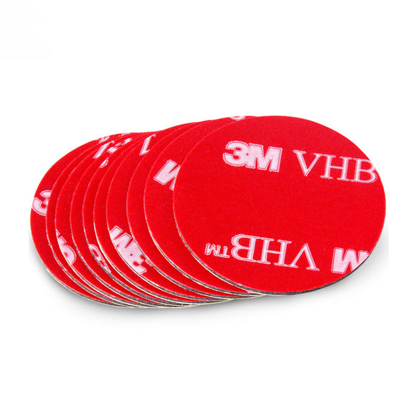 100Pcs Waterproof 3M Super Strong VHB Double Sided Tape No Trace Self Adhesive Round EVA Foam Tape (25*1mm)