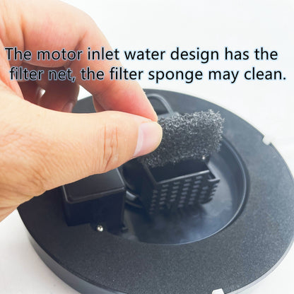 13cm Water Sprinkler Bird Bath Floating Solar Fountain Pump Fish Pond Yard Garden Decoration with 6 Nozzles