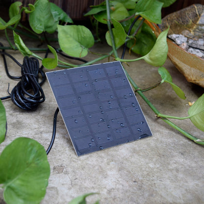 1.2W Square Solar Fountain Water Pump Kit for Bird Bath Outdoor Pond Garden Yard Fish Tank Water Feature Solar Powered Fountain Pump with 6 Spray Nozzles
