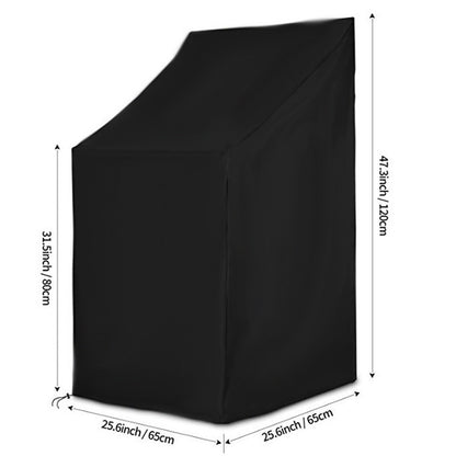 120x65x80cm 420D Oxford Cloth Waterproof UV-resistant Outdoor Chair Cover Garden Park Patio Furniture Rain Snow Dust Protector