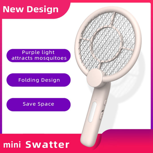 16002 Bug Zapper Racket Mosquito Killer Lamp Home Silent USB Rechargeable Fly Swatter (CE Certificated)