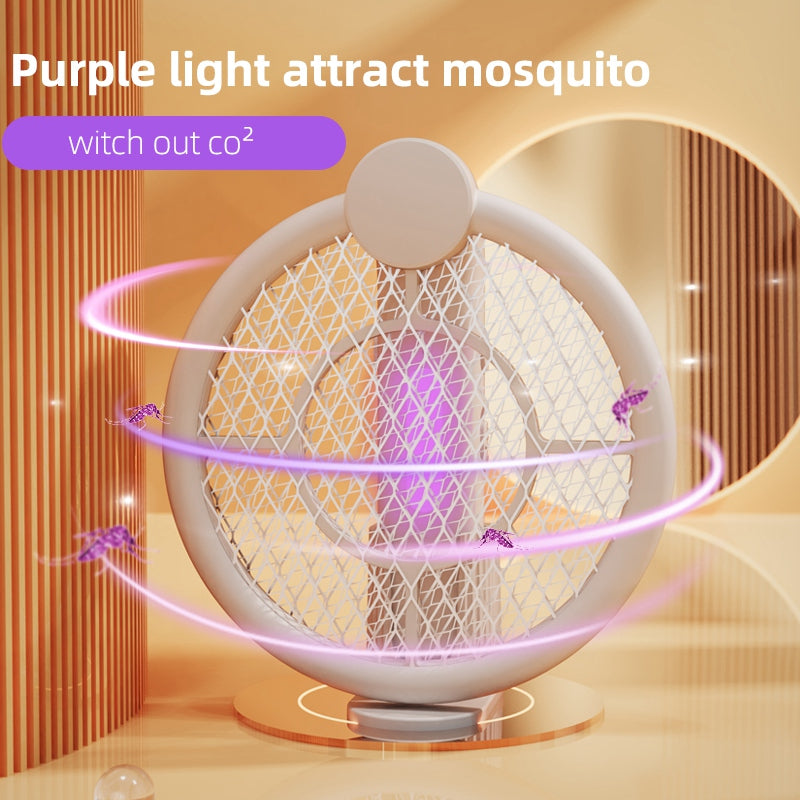 16002 Bug Zapper Racket Mosquito Killer Lamp Home Silent USB Rechargeable Fly Swatter (CE Certificated)