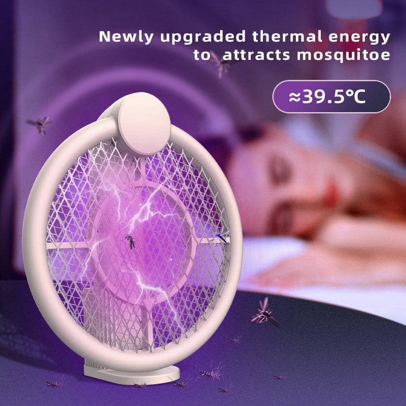 16002 Bug Zapper Racket Mosquito Killer Lamp Home Silent USB Rechargeable Fly Swatter (CE Certificated)