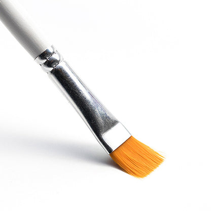 2103116 6Pcs/Set Wood Handle Paint Brushes Watercolor Gouache Acrylic Painting Nylon Hair Paintbrushes Kit