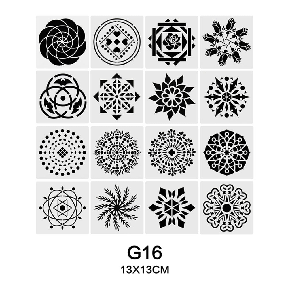 21310927 27Pcs Mandala Dot Painting Templates Stencils Set for DIY Rock Painting Art Projects