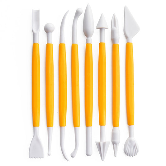 21041223 23Pcs for Home/School Ceramic Clay DIY Carving Tools Set Stainless Steel Cutter Molds Carving Knives Acrylic Sheet Scrapers
